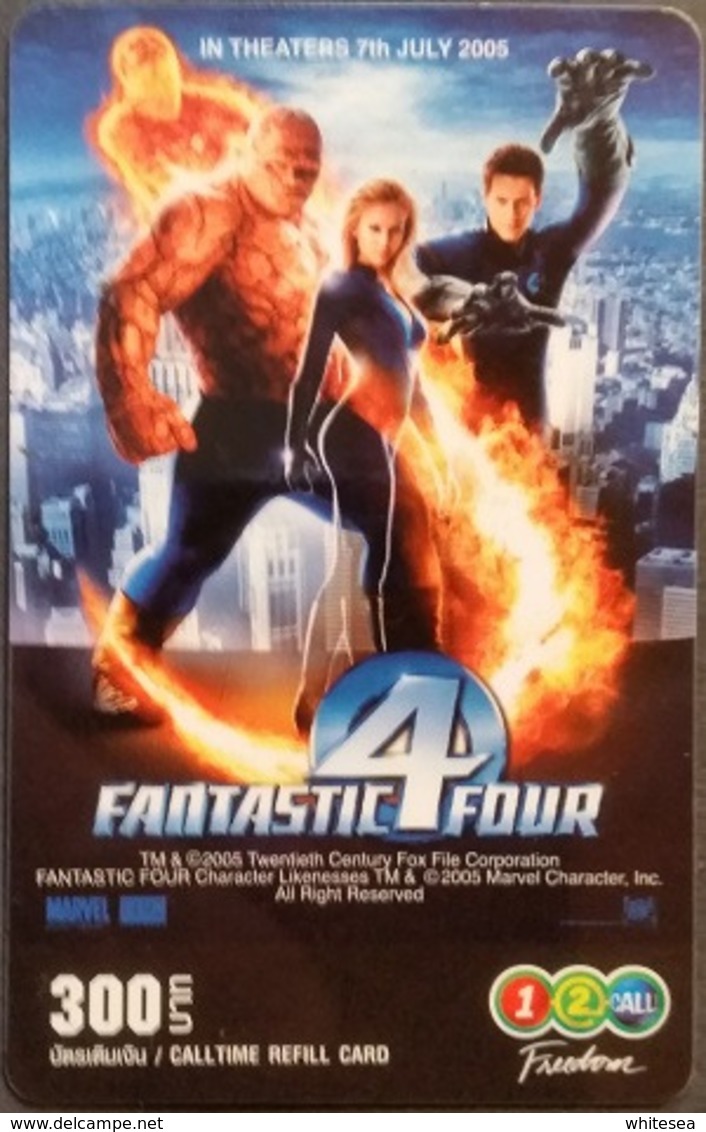 Mobilecard Thailand - 12Call - Movie,Film,cinema  - Fantastic 4 (8.2) - Thaïland