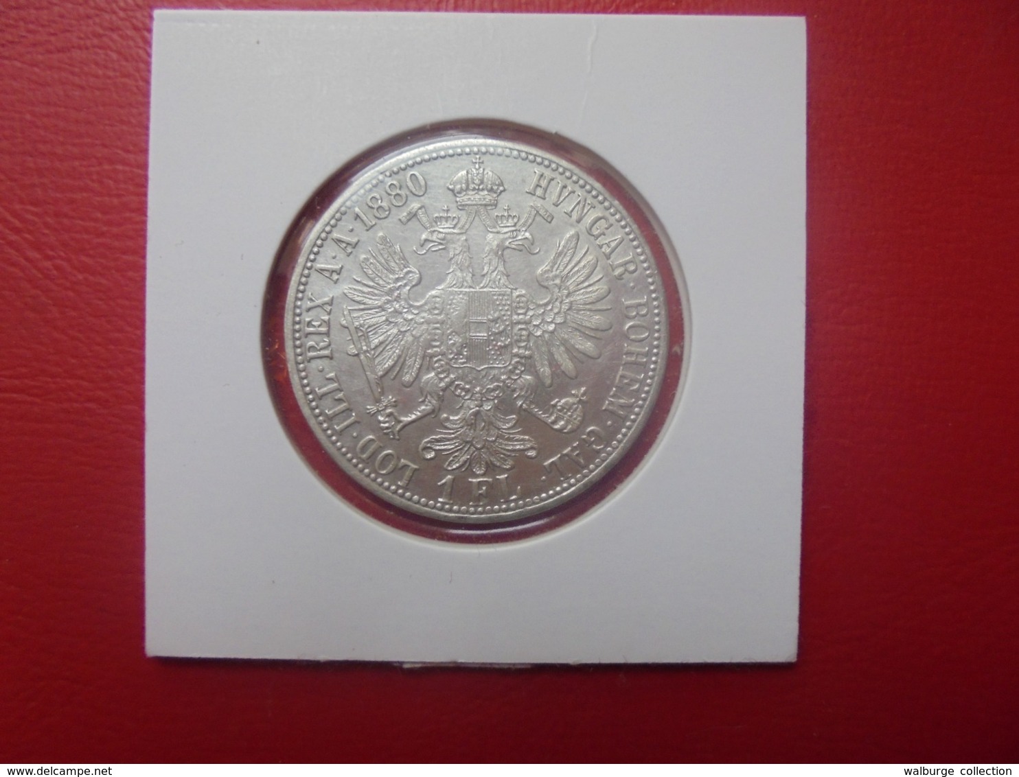 EMPIRE D'AUTRICHE 1 FLORIN 1880 ARGENT QUALITE !!! (A.1) - Oostenrijk