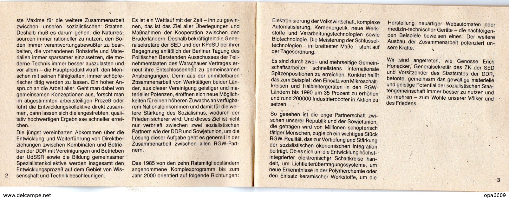 (Kart-ZD)DDR Sammelheft Für Die DSF-Sondermarkenserie 1988 "DDR-UdSSR ERFOLGE DER GEMEINSAMKEIT..." Kompl. Mit 21 Marken - Briefe U. Dokumente