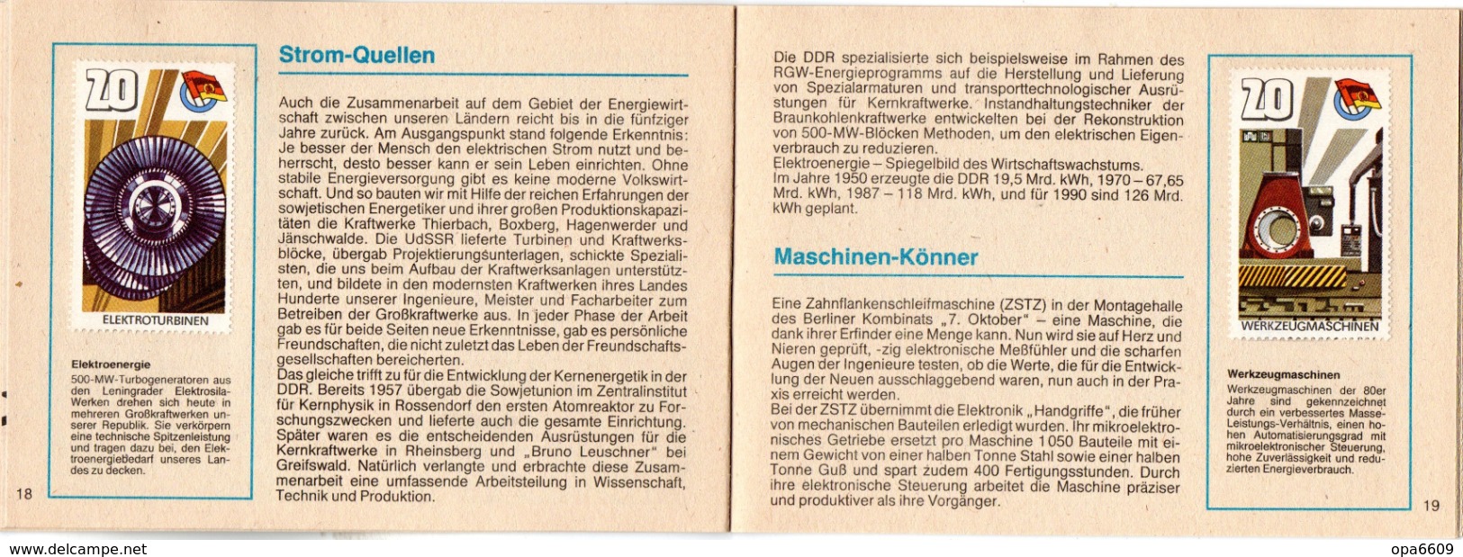 (Kart-ZD)DDR Sammelheft für die DSF-Sondermarkenserie 1988 "DDR-UdSSR ERFOLGE DER GEMEINSAMKEIT..." kompl. mit 21 Marken