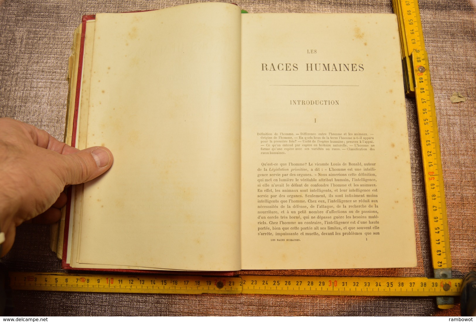 LES RACES HUMAINES , L.FIGUIER, 1885, Hachette