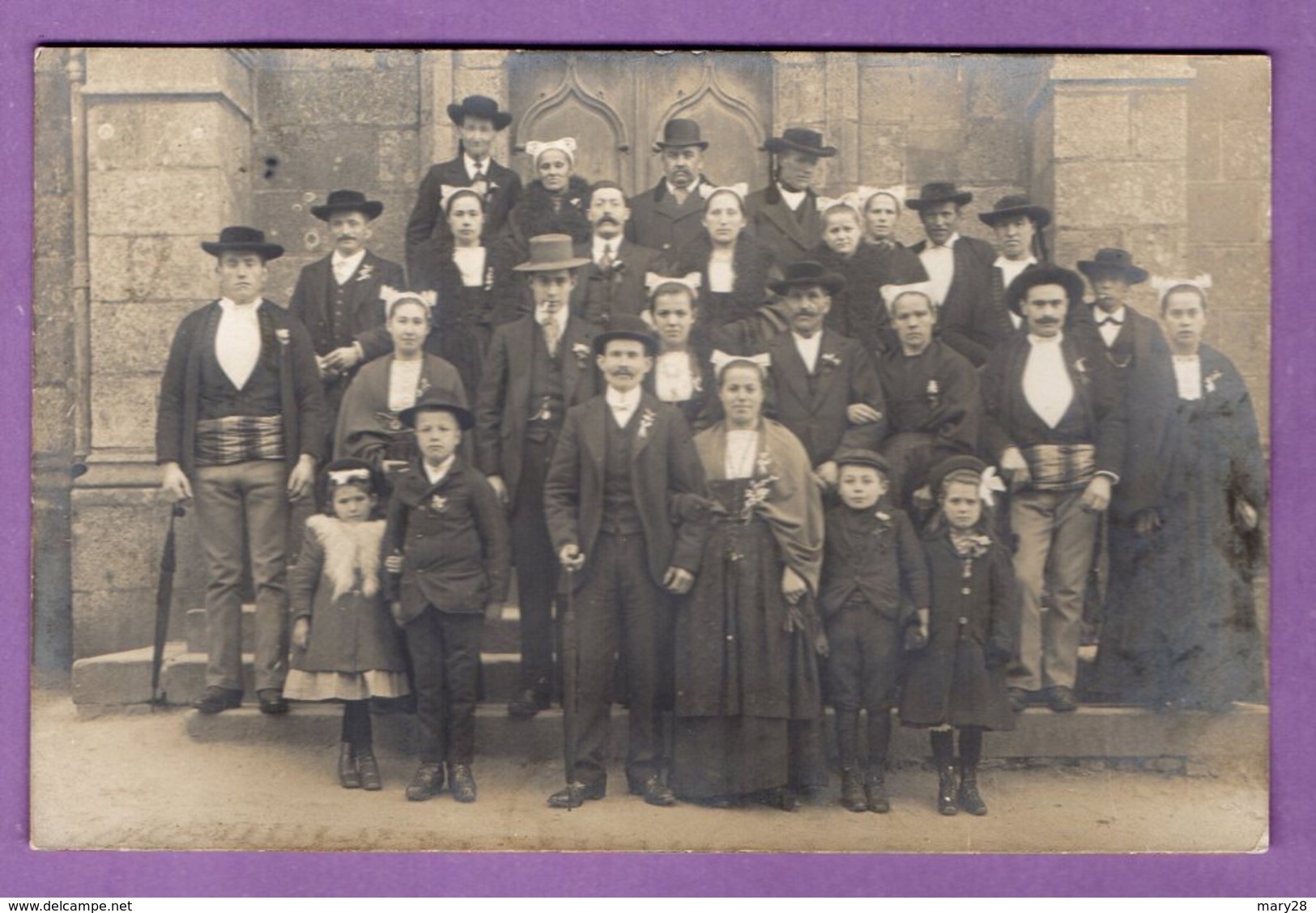 Landivisiau Mariage A L Eglise Saint Thuriau 1912 - Landivisiau