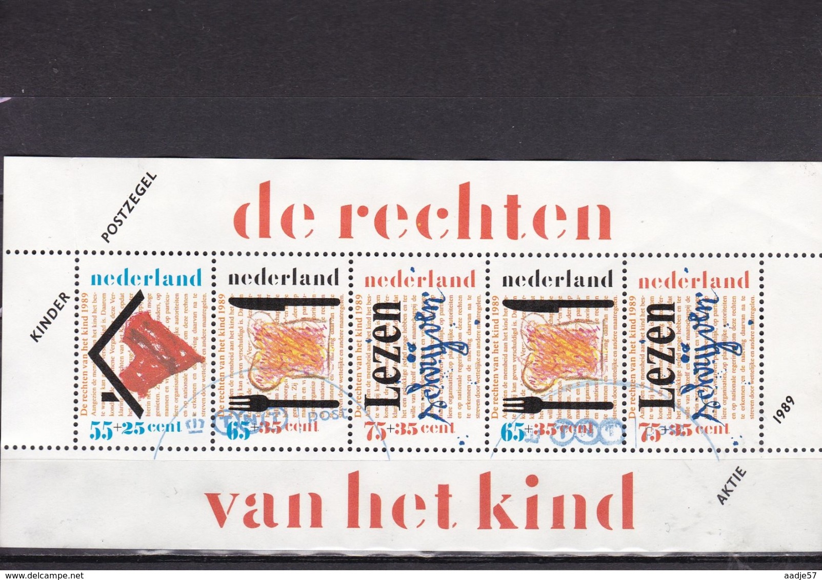 Nederland/Netherlands/Pays Bas/Niederlande 1989 Mi: Block 33 Nvph: 1438 Used - Blocs