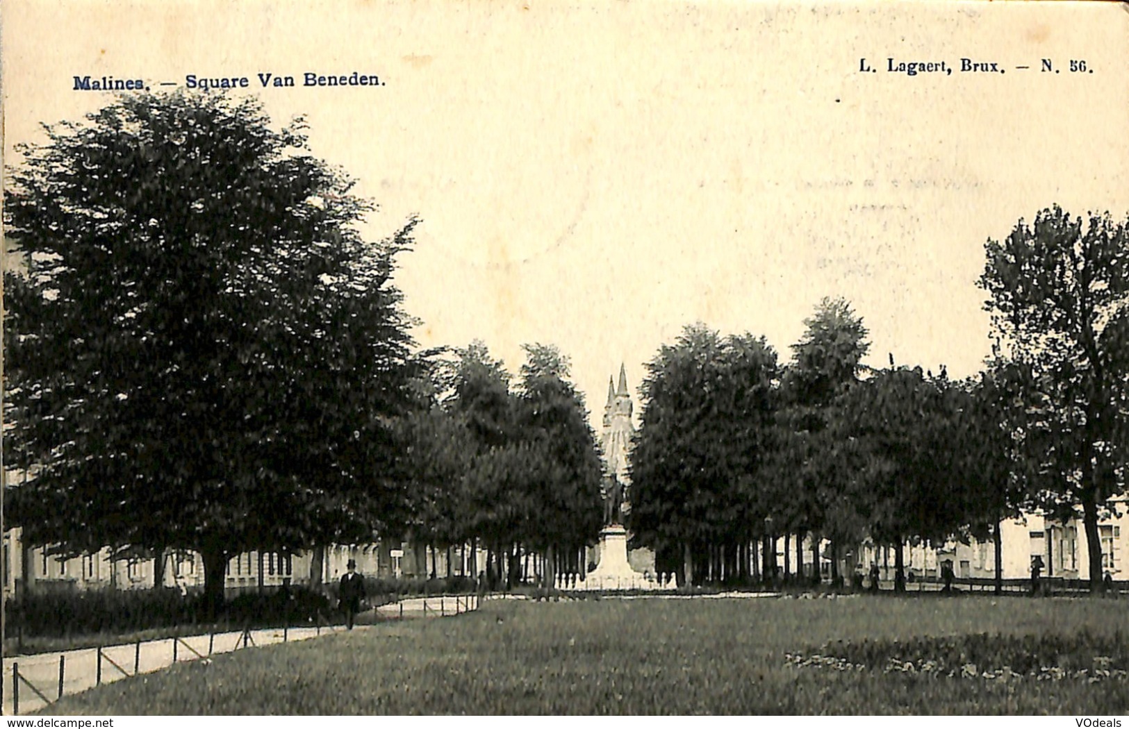 CPA - Belgique - Mechelen - Malines - Square Van Beneden - Malines