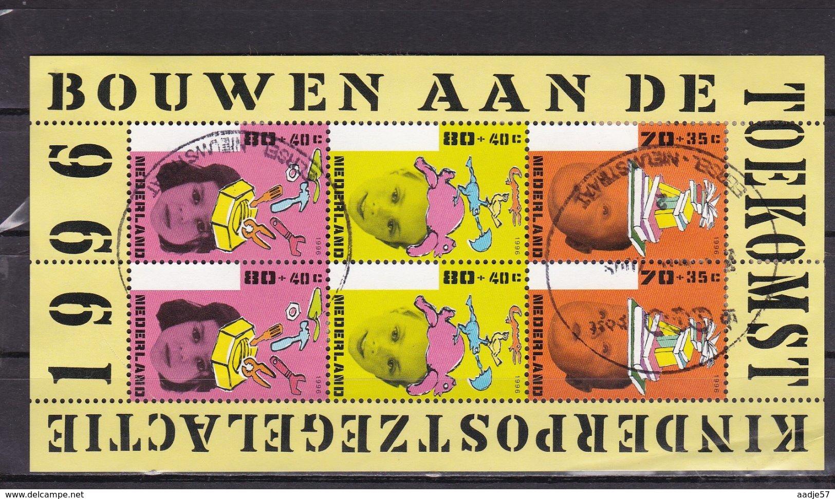 Nederland/Netherlands/Pays Bas/Niederlande 1996 NVPH Block 1701 Used - Blocs