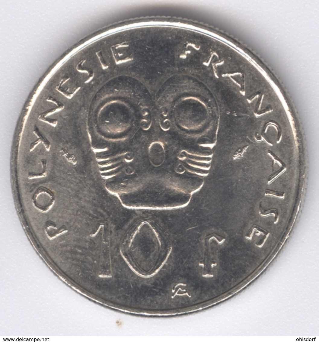 POLYNÉSIE FRANÇAISE 1992: 10 Francs, KM 8, XF - Polynésie Française