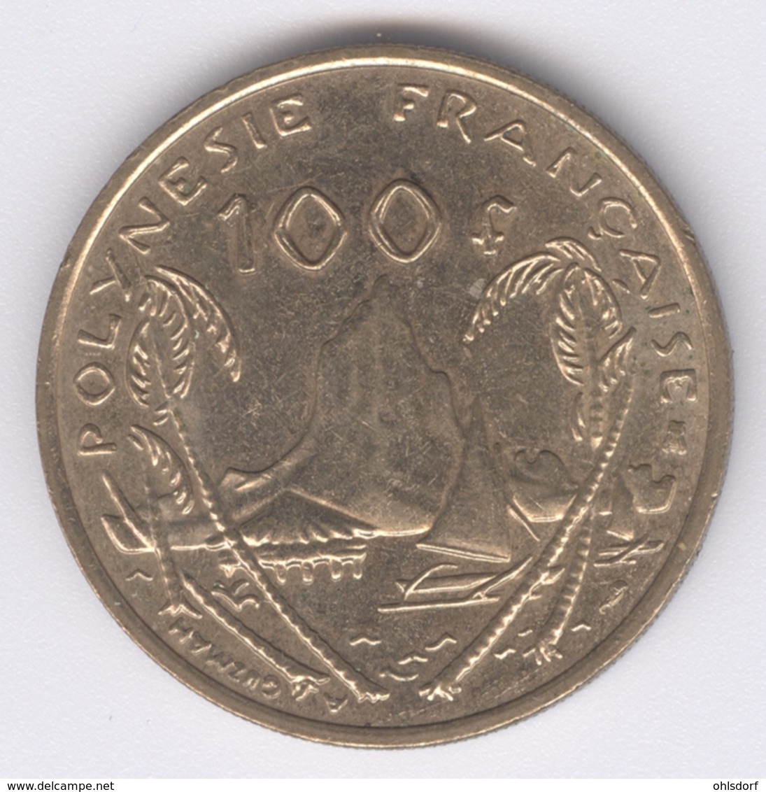 POLYNÉSIE FRANÇAISE 1995: 100 Francs, KM 14, Ttb - French Polynesia