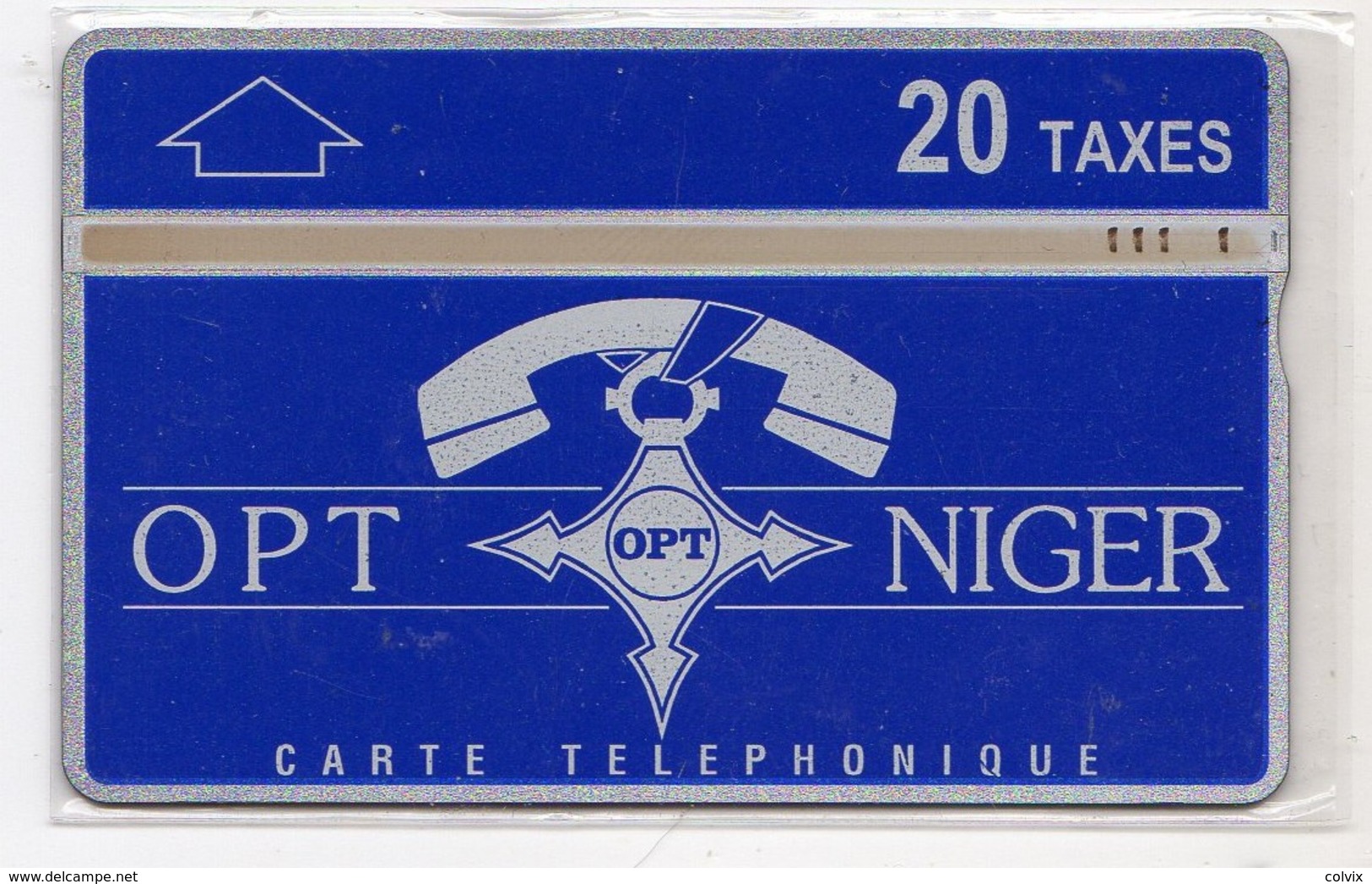 NIGER Ref MV Cards : NGR-10a 20T Téléphone Sur LOGO OPT CN : 612L  5 000 Ex. Année 1996 - Niger