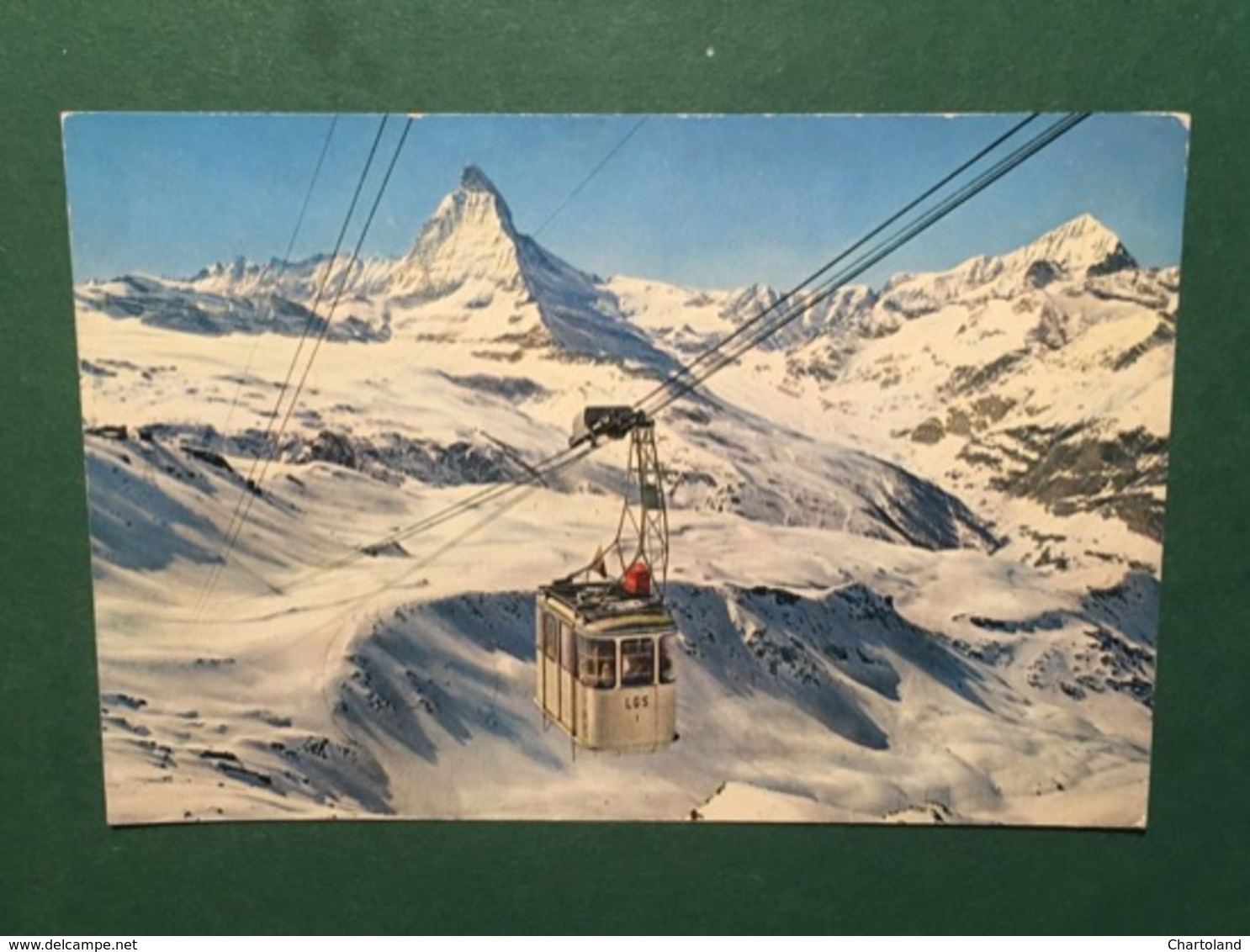 Cartolina Zermatt - Luftseilbahn - Stockhorn - 1962 - Zonder Classificatie