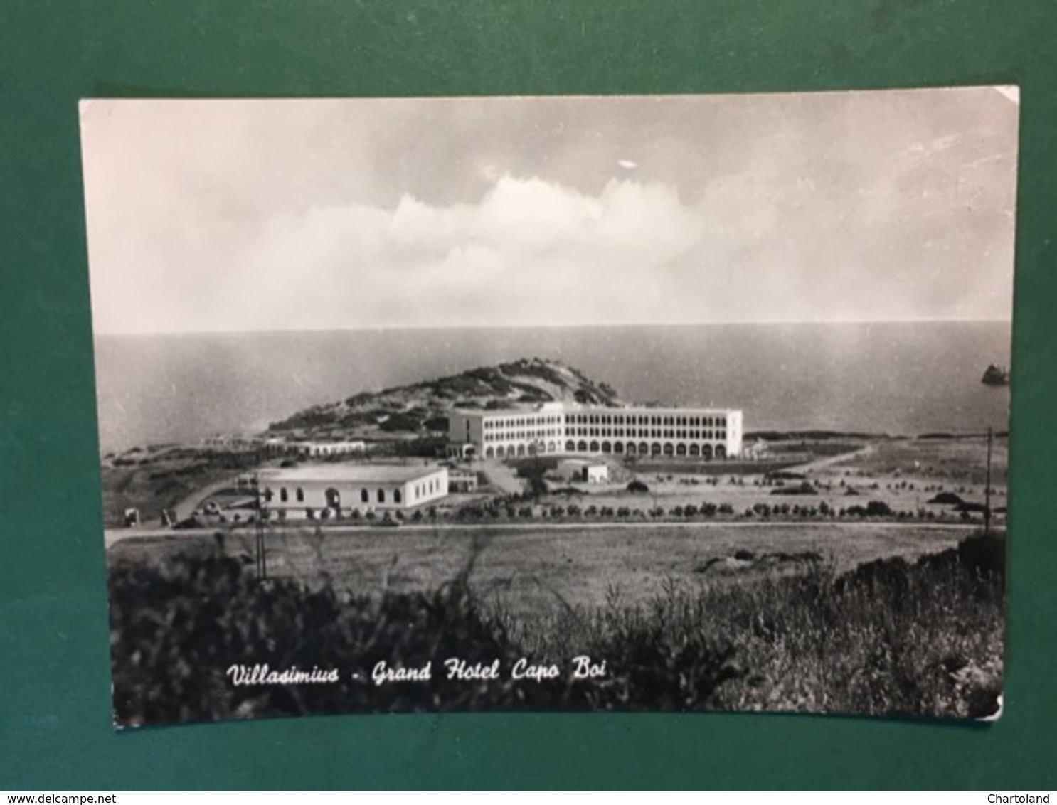 Cartolina Villasimius - Grand Hotel Capo Boi - 1956 - Cagliari