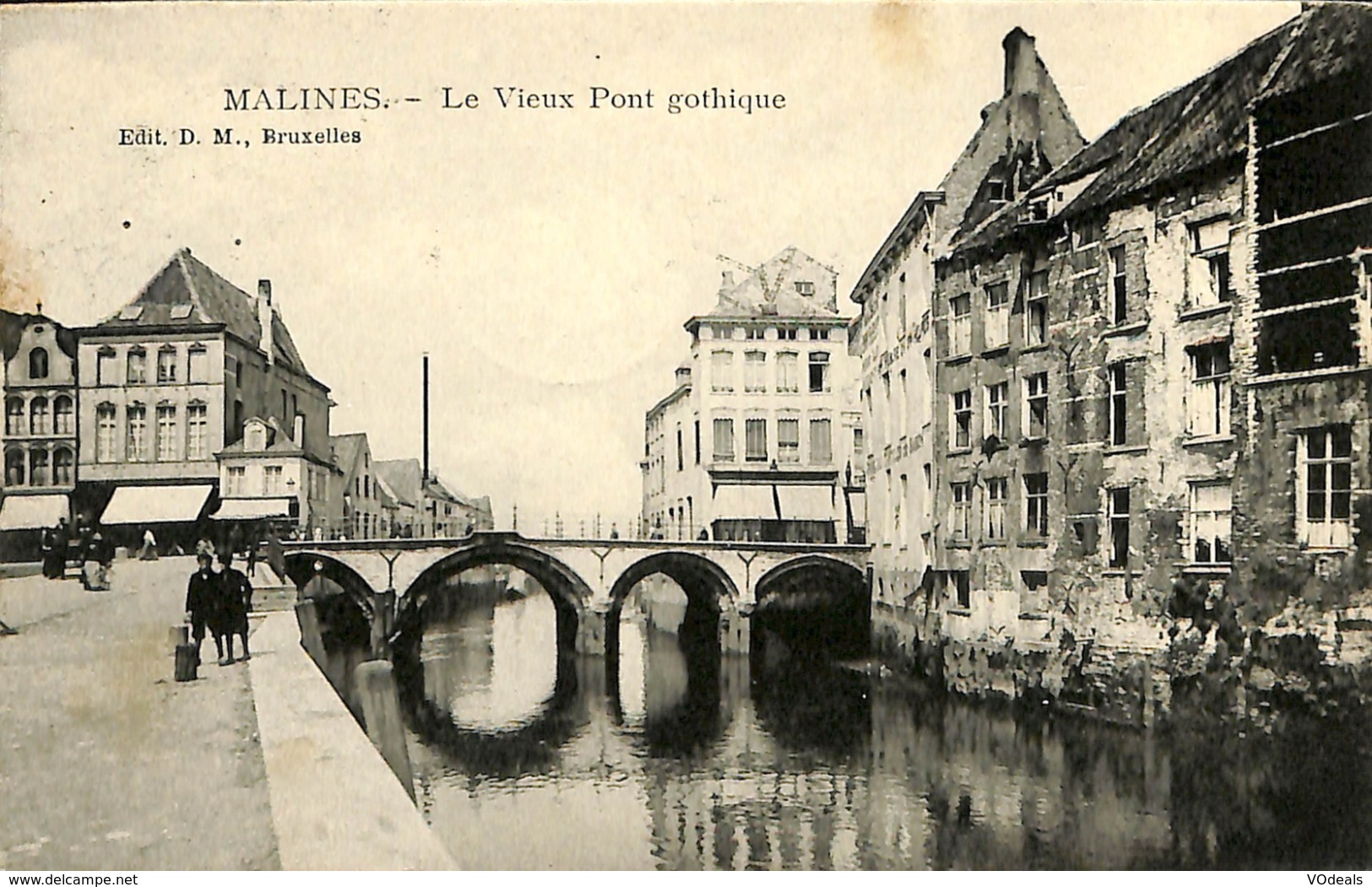 CPA - Belgique - Mechelen - Malines - Le Vieux Pont Gothique - Malines