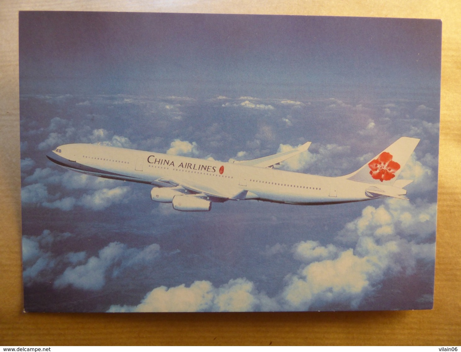 CHINA AIRLINES   A 340  AIRLINE ISSUE / CARTE COMPAGNIE - 1946-....: Era Moderna