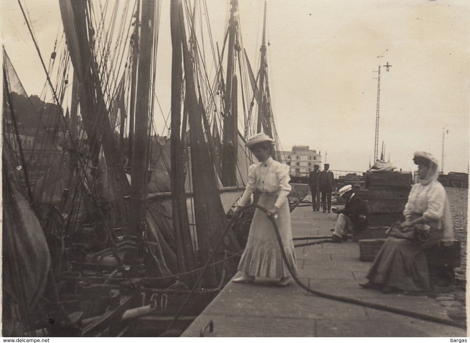 1907 Photo Port De Honfleur Calvados - Lieux