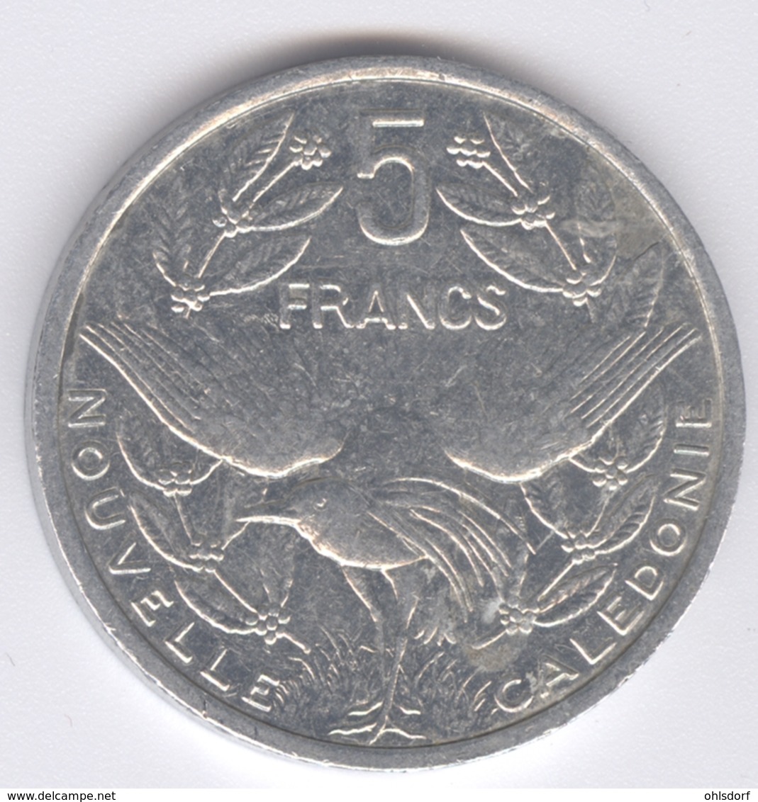 NOUVELLE CALEDONIE 1986: 5 Francs, KM 16 - Nieuw-Caledonië