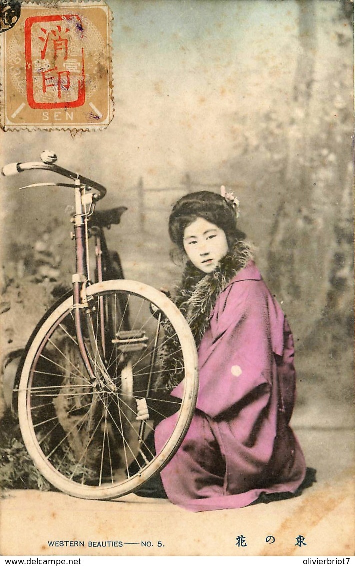 Japan - Japonaise - Geisha - Western Beauties - N°5 - Cycliste - Vélo - Autres & Non Classés