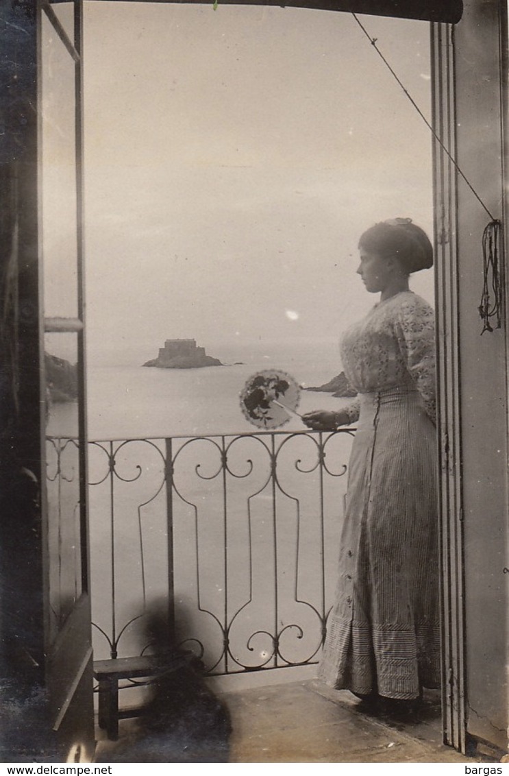 10 Photos Originales Saint Malo Bretagne En 1910 - Lugares
