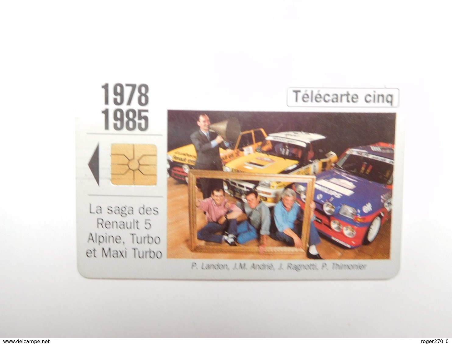 Télécarte Privée , 5U , Gn121 , Auto Renault 1978 - 1985 - Privat