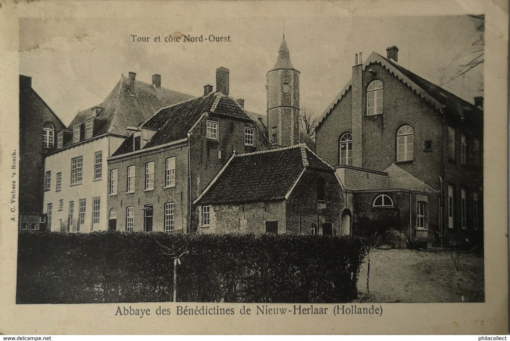 Nieuw Herlaar (N-Br.) Abbaye Des Benedictine (Tour Et Cote Nord Ouest) 1913?? - Other & Unclassified