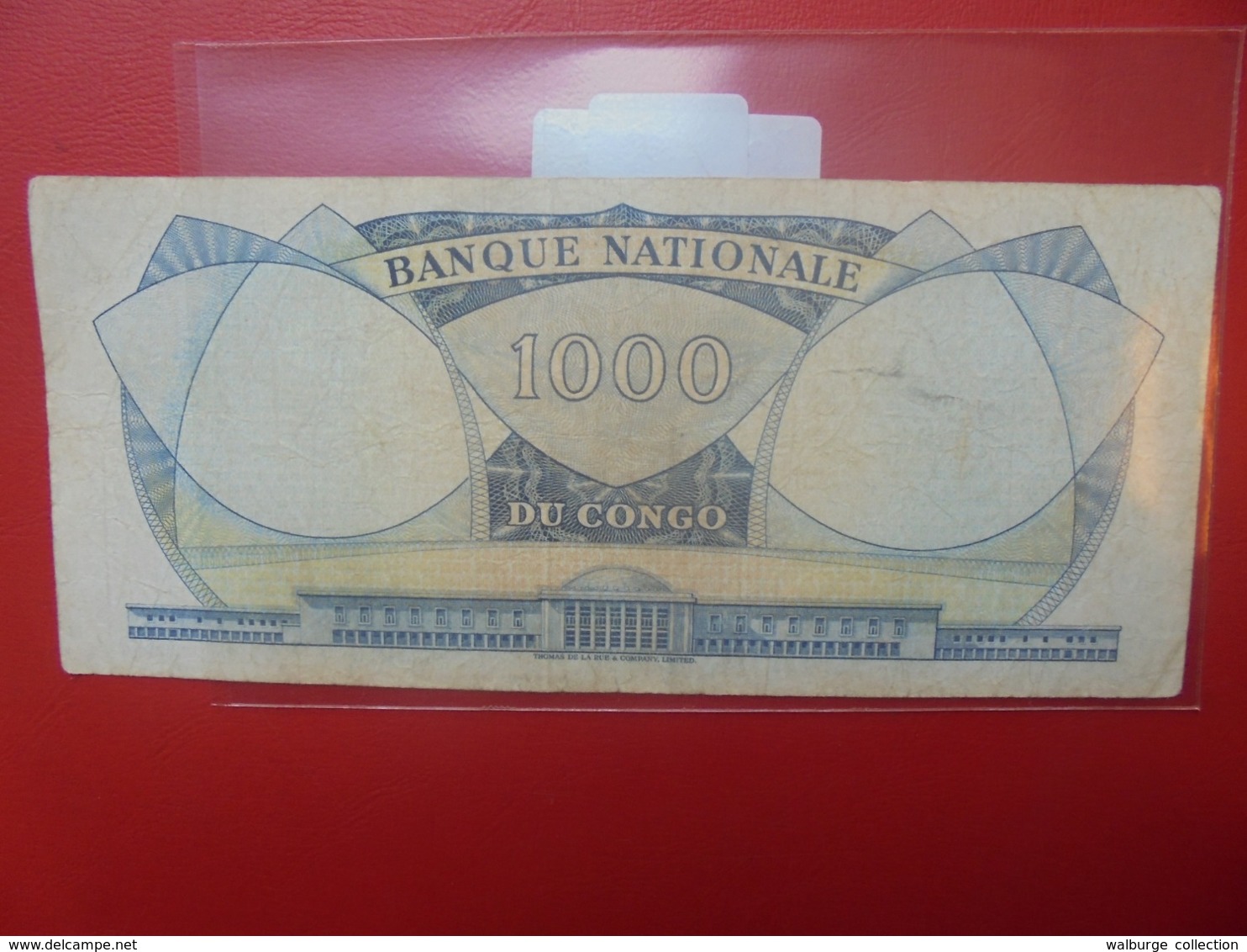 CONGO 1000 FRANCS 1961 CIRCULER - República Democrática Del Congo & Zaire