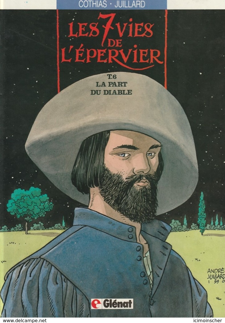 LES 7 VIES DE L'EPERVIER - 6 - Edition Originale 1990 - LA PART DU DIABLE - Epervier, L'