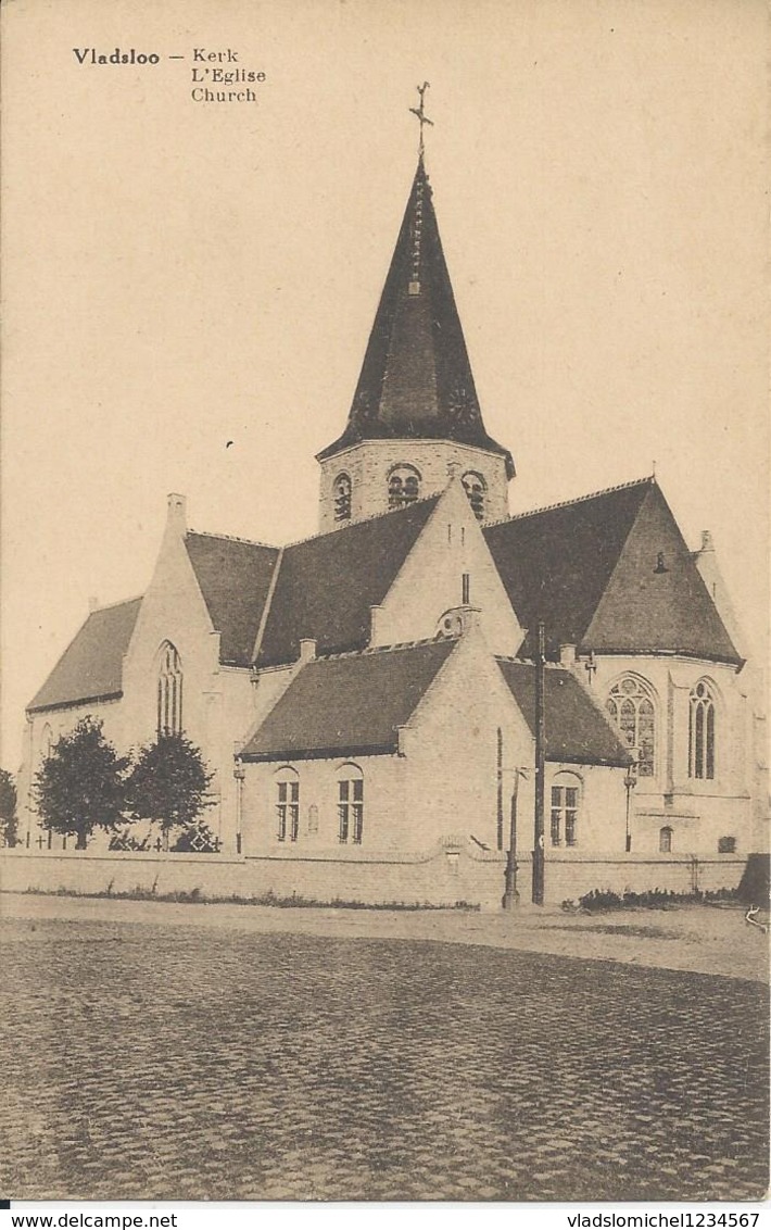 Vladslo Vladsloo De Kerk - Andere & Zonder Classificatie