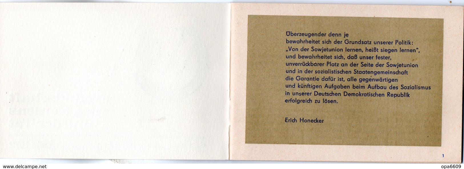 (Kart-ZD)DDR Sammelheft Für Die DSF-Sondermarkenserie 1972 "Freundschaft Des Herzens Und Der Tat" Kompl. Mit 21 Marken - Storia Postale