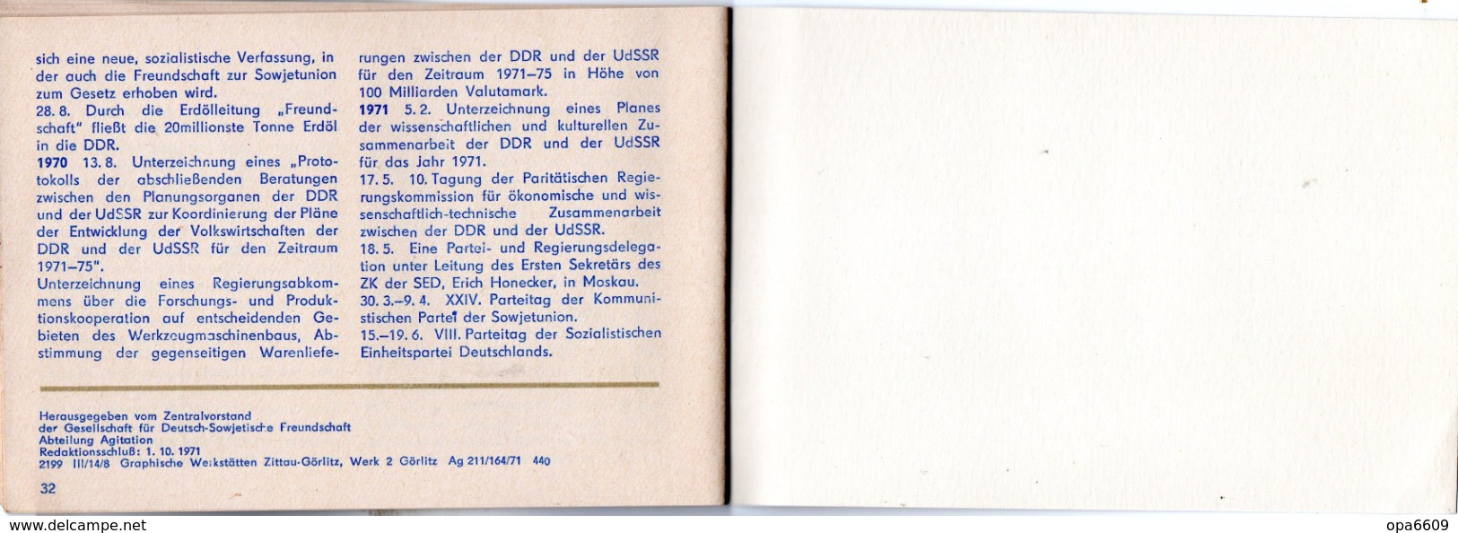 (Kart-ZD)DDR Sammelheft für die DSF-Sondermarkenserie 1972 "Freundschaft des Herzens und der Tat" kompl. mit 21 Marken