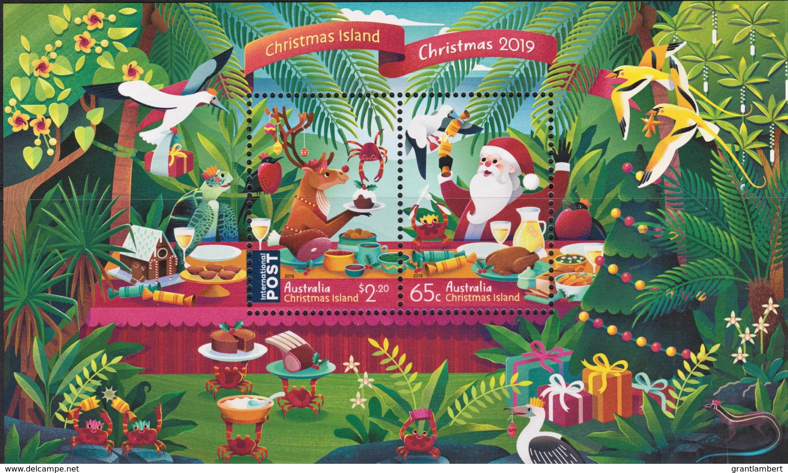 Christmas Island 2019 Christmas Minisheet MNH - Christmas Island