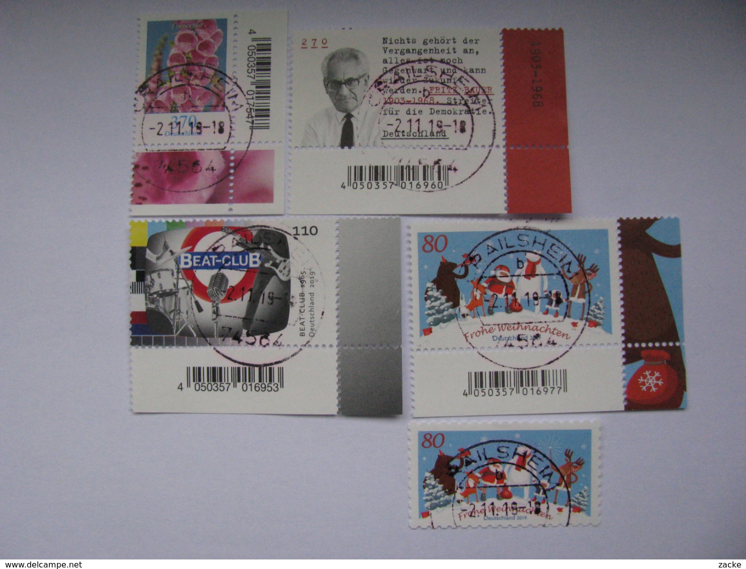 BRD  3501-3502-3503-3504-3505   O - Used Stamps