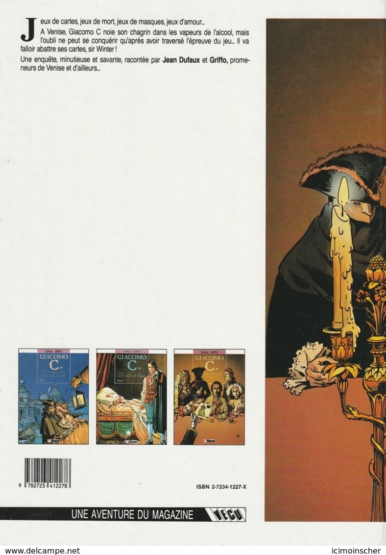 GIACOMO C - 3 - Edition De 1990 - La Dame Au Coeur De Suie - Giacomo C.