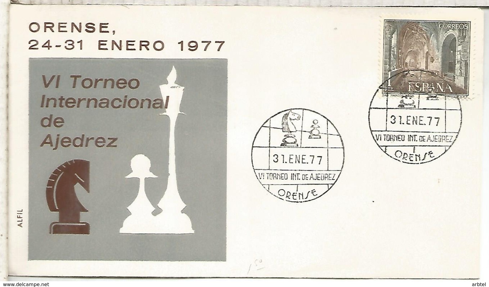 ORENSE 1977 TORNEO DE AJEDREZ CHESS - Ajedrez