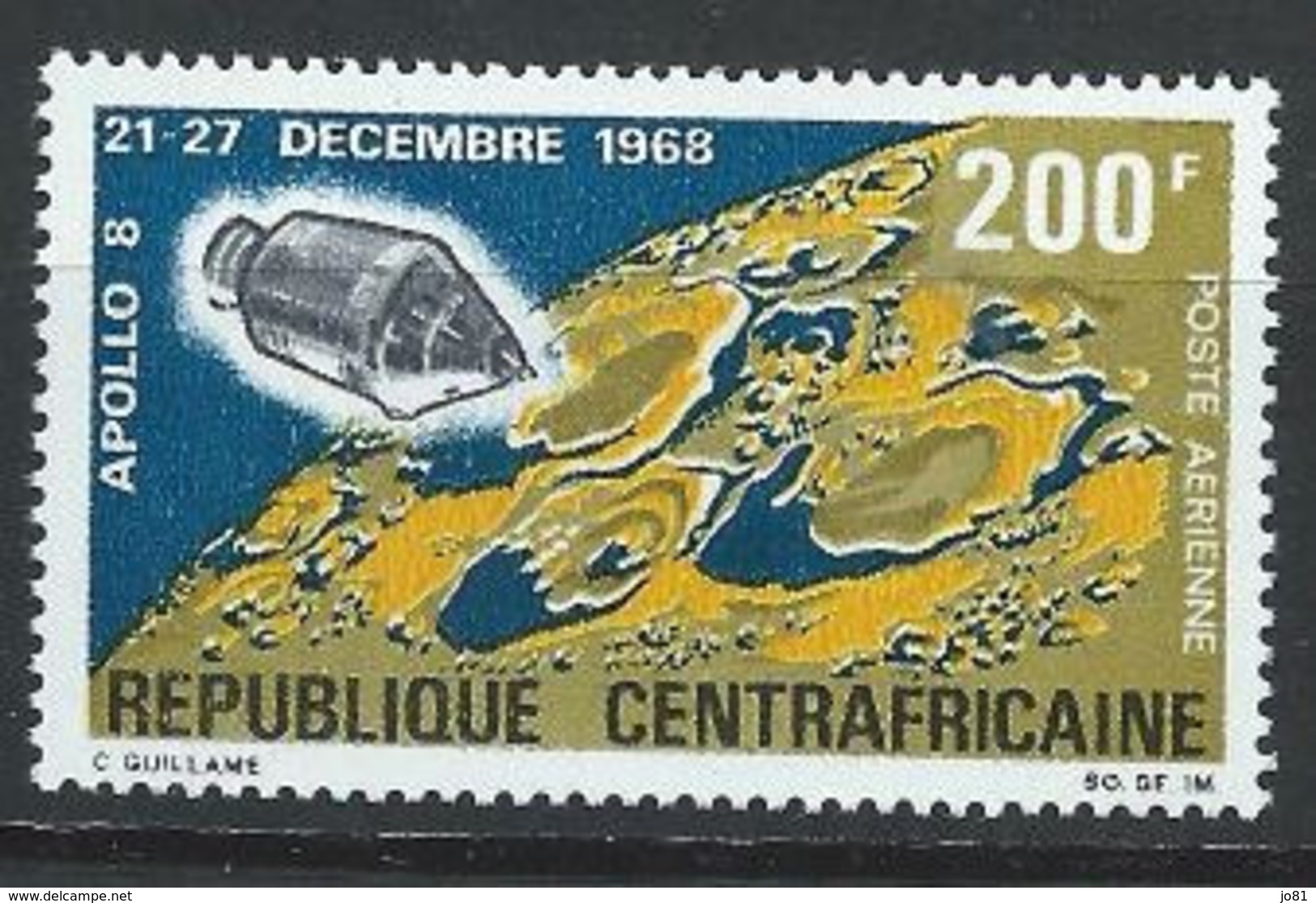 Centrafrique YT PA 76 XX / MNH Espace Space - República Centroafricana