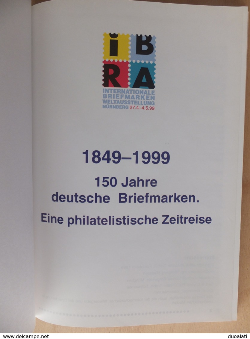 Germany Deutschland 1999 IBRA Internationale Briefmarken Weltausstellung Nürnberg World Philatelic Exhibition Catalogue - Exposiciones Filatélicas