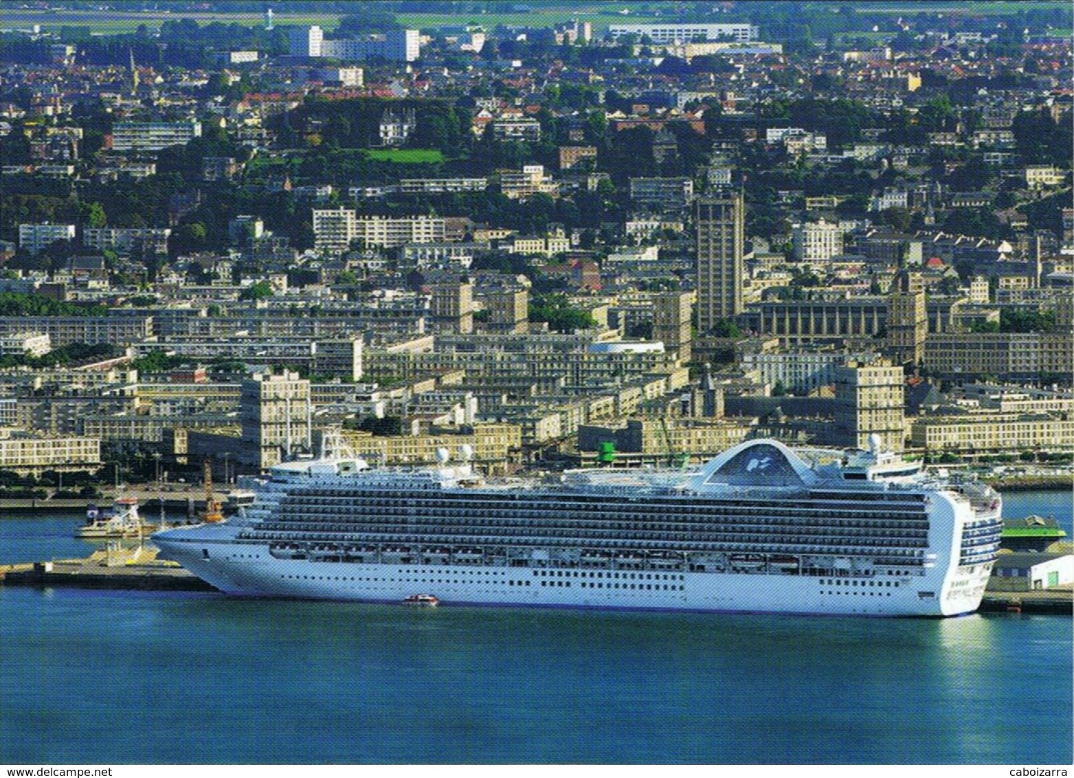 Paquebot Passenger Cruise Ship Crown Princess. Le Havre - Paquebote