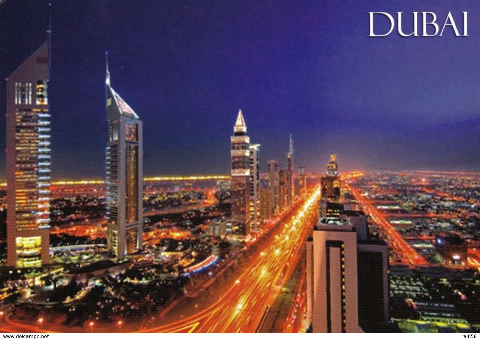 1 AK Dubai * Birds Eye View Of Sheikh Zayed Road - Dubai Emirates Towers * - Dubai