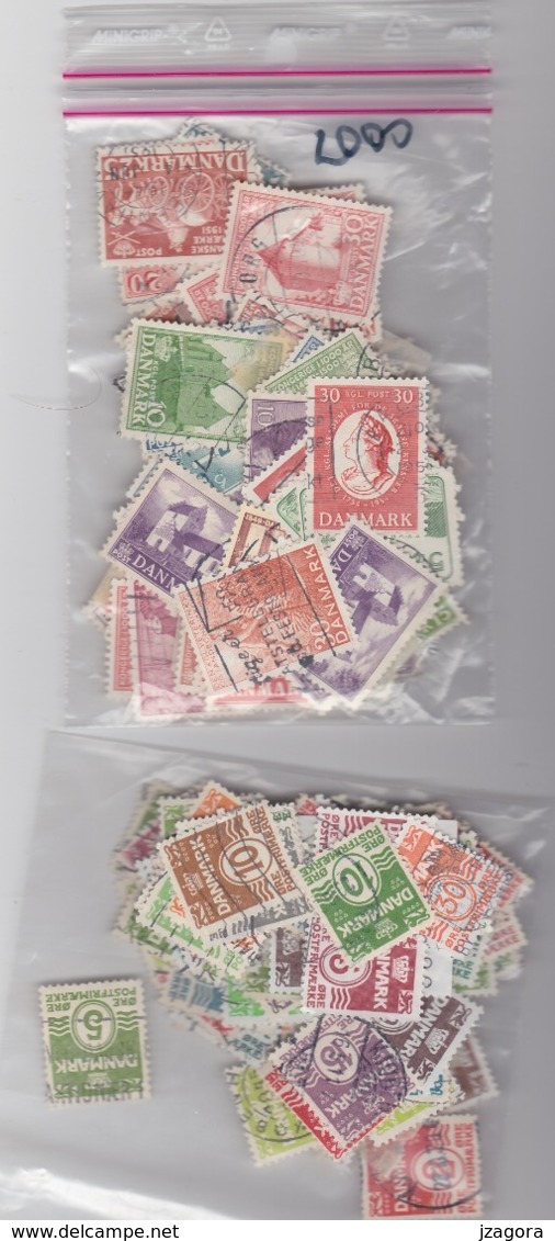 DENMARK DANMARK DÄNEMARK COLLECTION - HUNDREDS OLD DIFFERENT (+ DUPLICATES) USED - MANY SLANIA - Collections