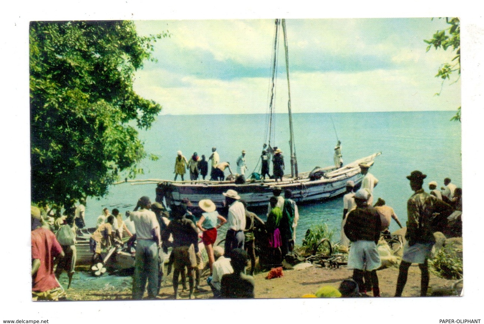 SIMBABWE / RHODESIA & NYASSALAND, Dhow On Lake Nyassa - Zimbabwe