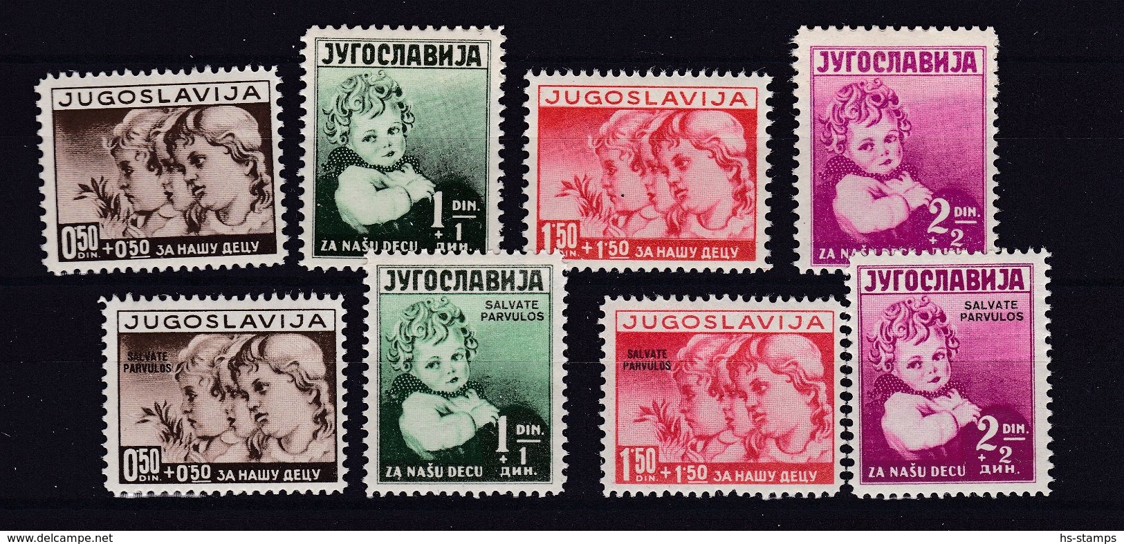 Yugoslavia - 1938 Year - Michel 350/53+366/69 - MNH - Nuovi