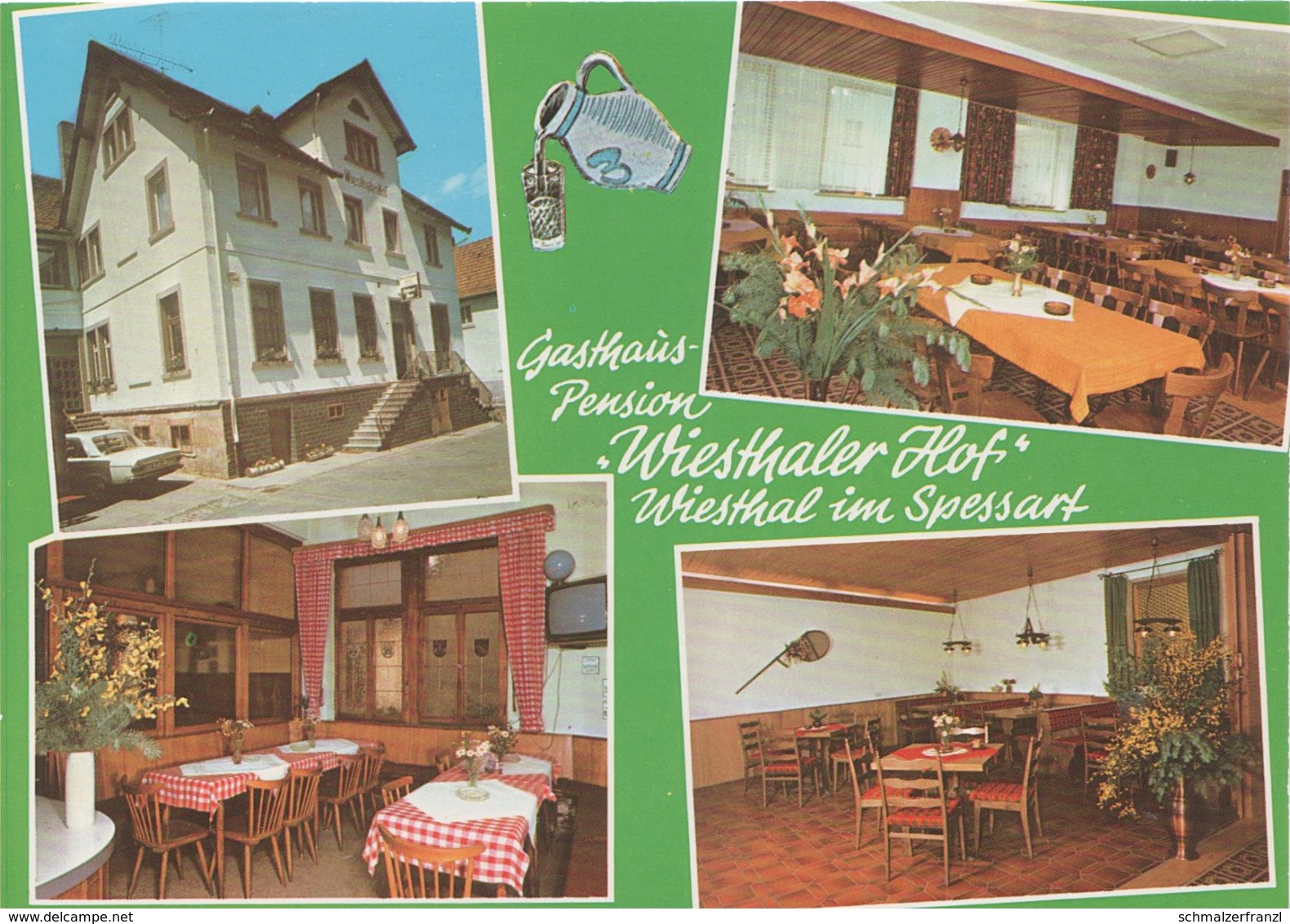 AK Wiesthal Spessart Gasthaus Pension Wiesthaler Hof A Krommenthal Neuhütten Habichsthal Partenstein Heigenbrücken Lohr - Lohr