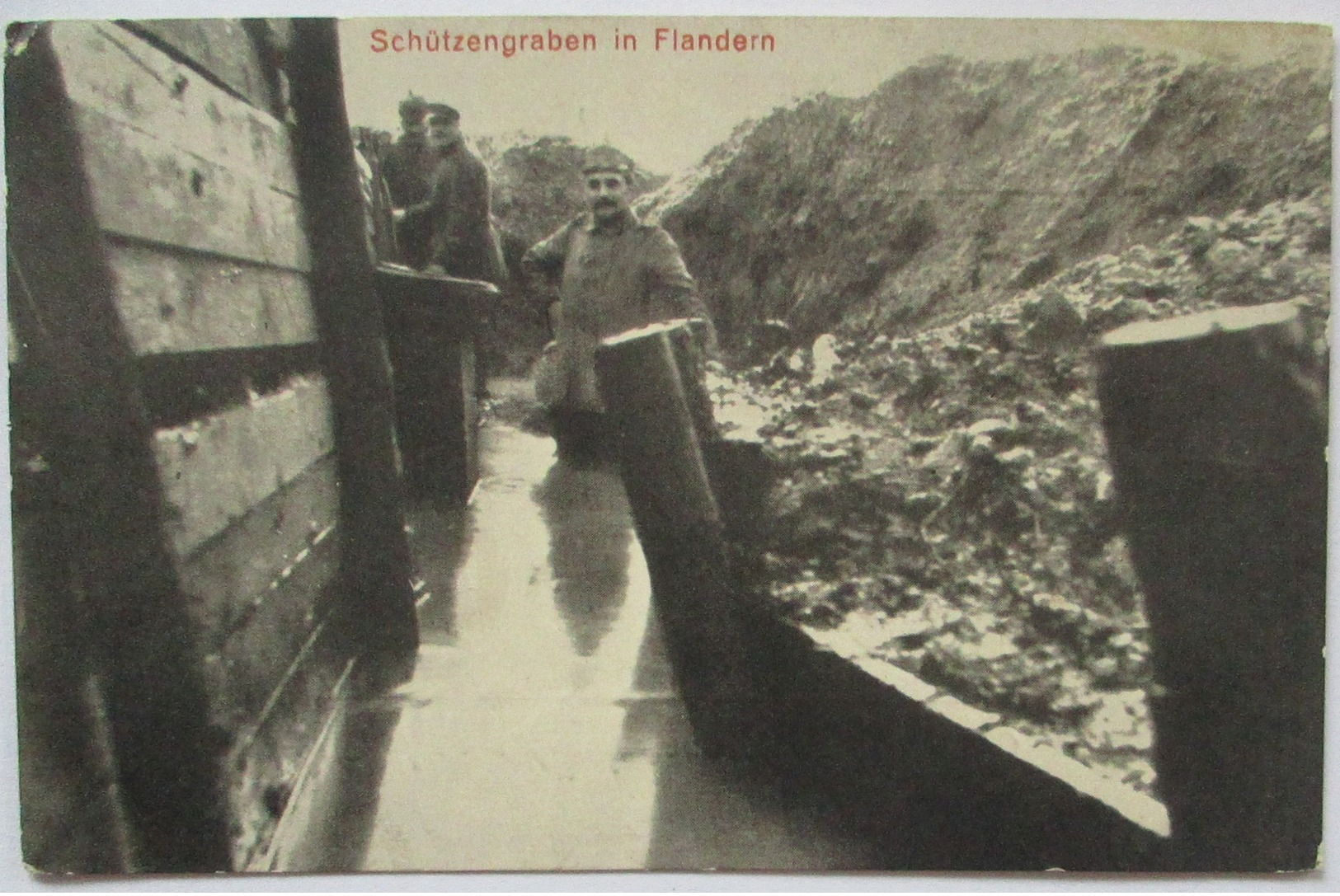 Flandern, Schützengraben, Feldpost RIR 248, 1916 Nach Lampertheim (40818) - Guerre 1914-18