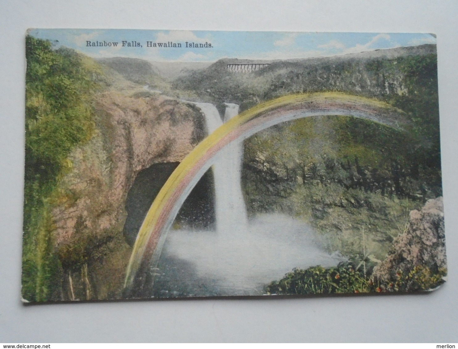 D169111  - US-  Hawaii Hilo Rainbow Falls  PU 1928 Cancel San Pedro Calif. - Hilo