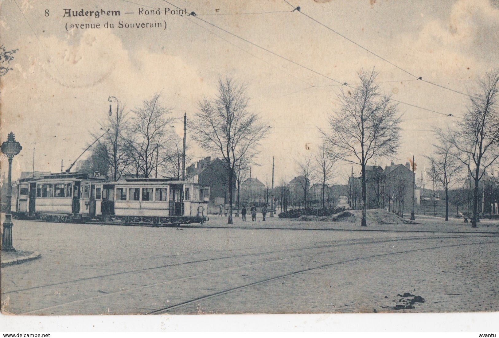 AUDERGHEM / OUDERGHEM / ROND POINT / AVENUE DU SOUVERAIN / TRAM / TRAMWAYS - Oudergem - Auderghem