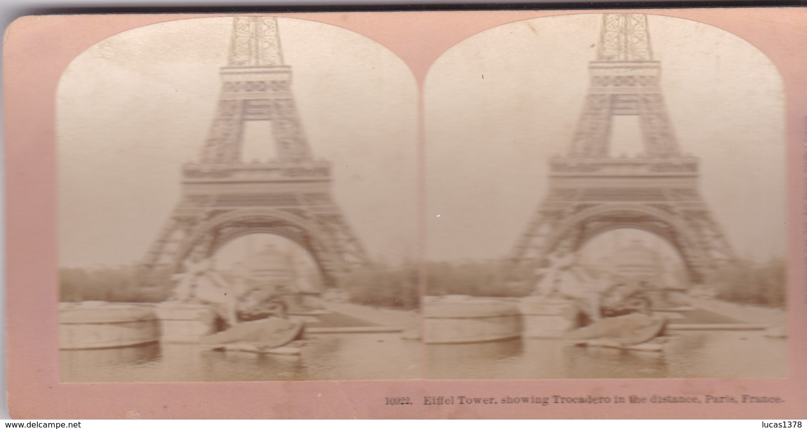 KILBURN / PARIS /  EIFFEL TOWER / 1896 - Photos Stéréoscopiques