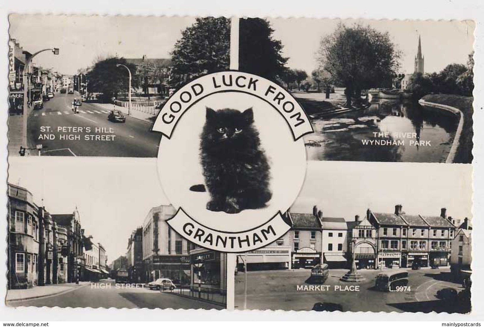 AJ38 Good Luck From Grantham Multiview - Other & Unclassified