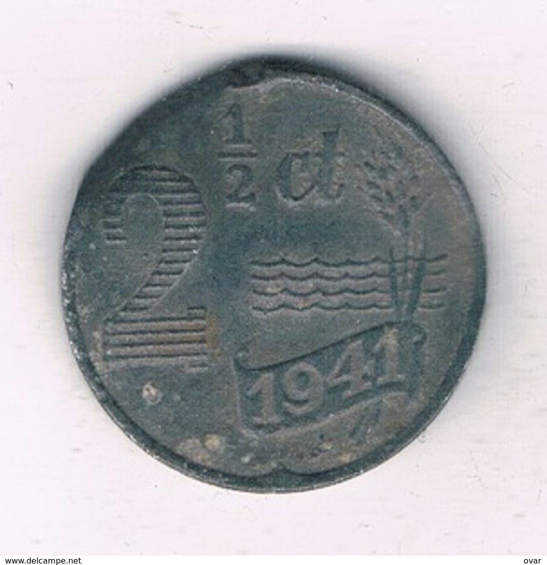 2 1/2 CENT 1941   NEDERLAND /8498/ - 2.5 Cent