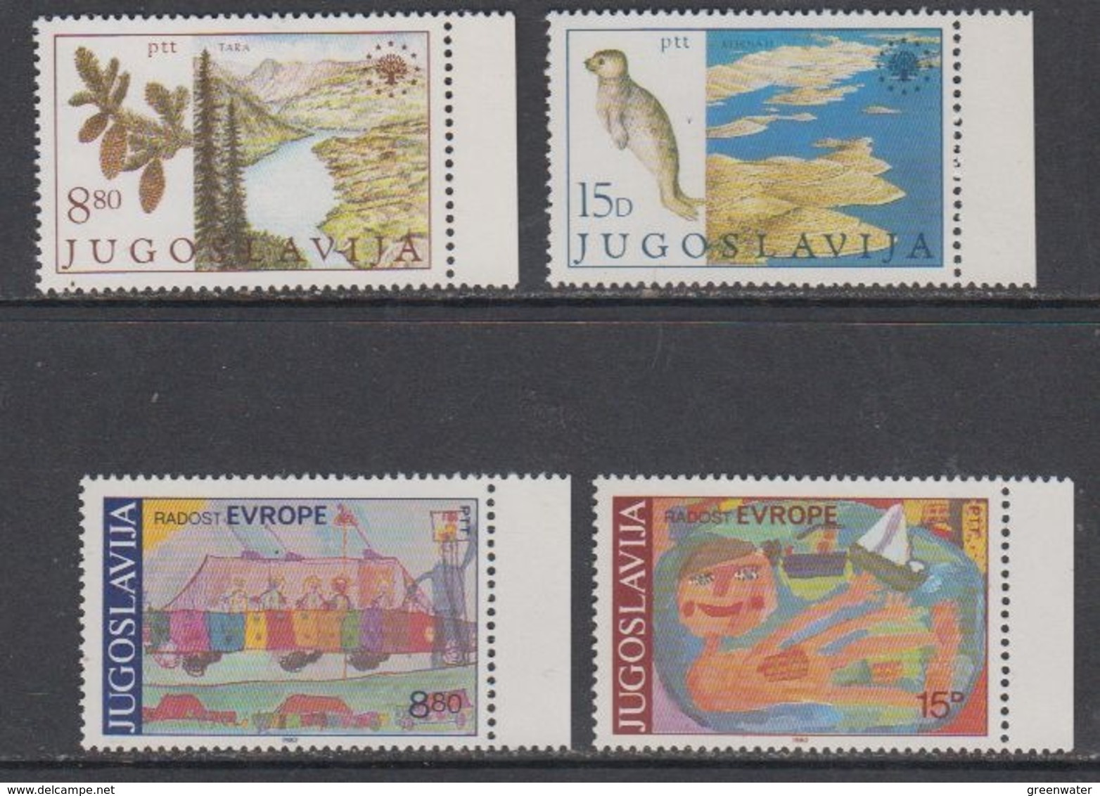 Yugoslavia European Nature & Joy Of Europe (1982) 2x2v ** Mnh (45138) - Europese Gedachte