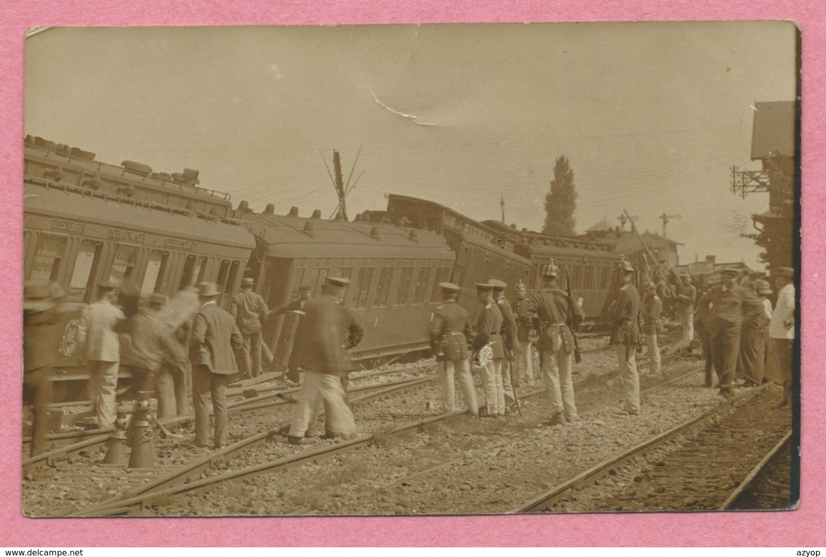 Allemagne - MÜLLHEIM - Carte Photo - Foto - Eisenbahnunglück - Catastrophe Ferroviaire - Accident De Train - Voir état - Muellheim