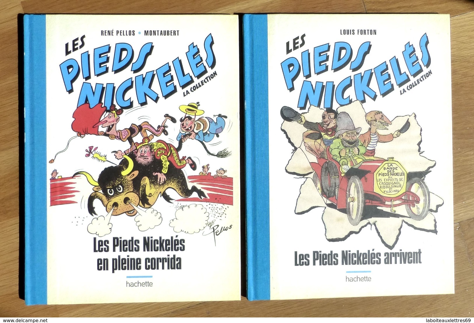 2 ALBUMS LES PIEDS NICKELES : EN PLEINE CORRIDA + ARRIVENT - HACHETTE - 2018 - Wholesale, Bulk Lots