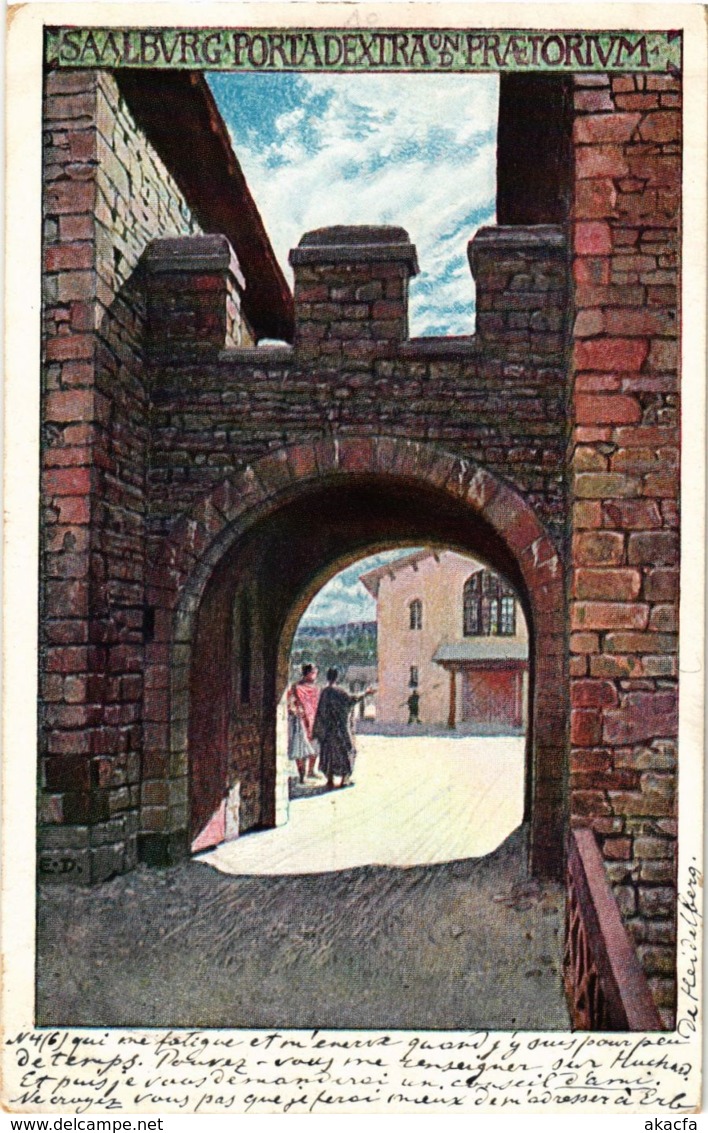 CPA AK Saalburg Porta Dextra GERMANY (931316) - Saalburg