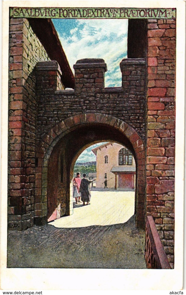 CPA AK Saalburg Porta Dextra GERMANY (931350) - Saalburg